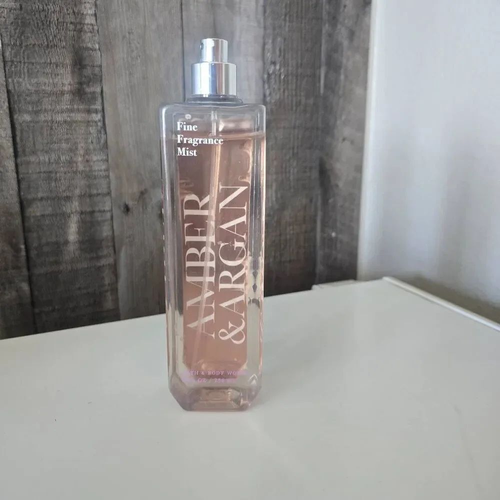 Bath and Body Works Amber & Argan Fragrance Mist Splash Spray 8oz Rare